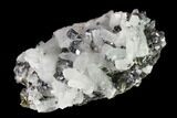 Quartz, Galena and Pyrite Crystal Cluster - Peru #149572-1